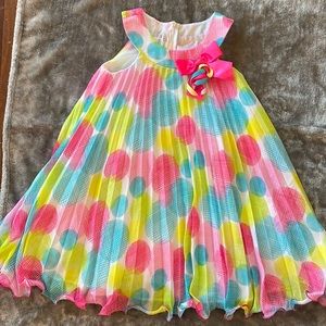 Colorful Bonnie Jean girls dress